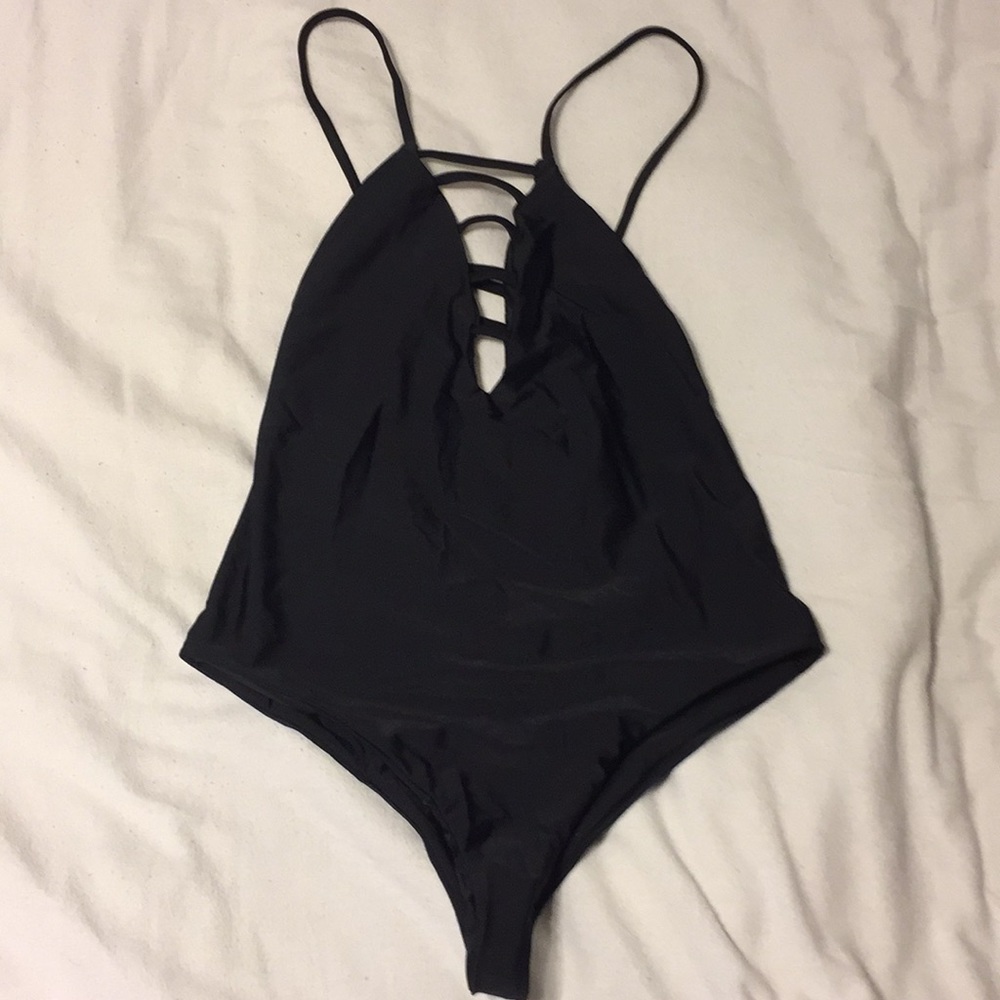 Sexy black one piece